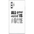 All You Need Is Love BW Galaxy Note 10 Plus Skin